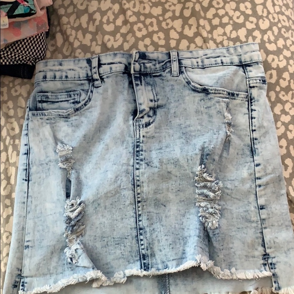 Jean skirt
